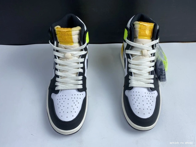 Cheap 'VOLT GOLD' 555088-118 RETRO 1 AIR JORDAN OG HIGH 0714